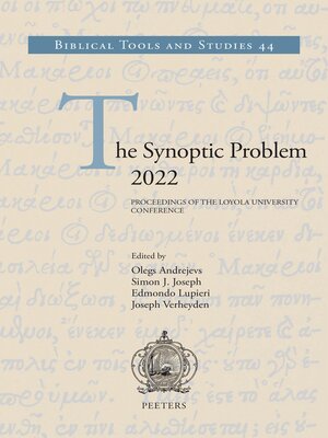 cover image of The Synoptic Problem 2022